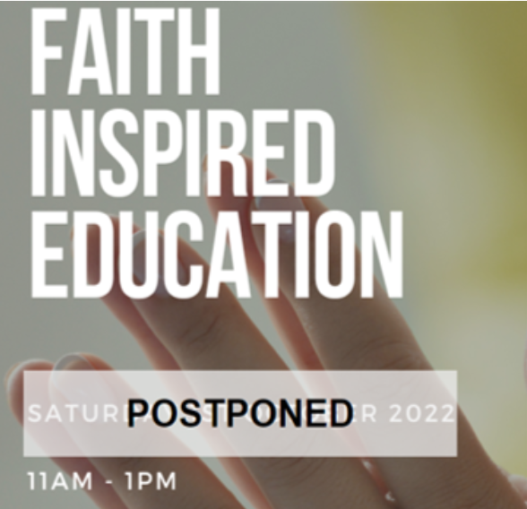 Faith Inspired Education Day Postponement